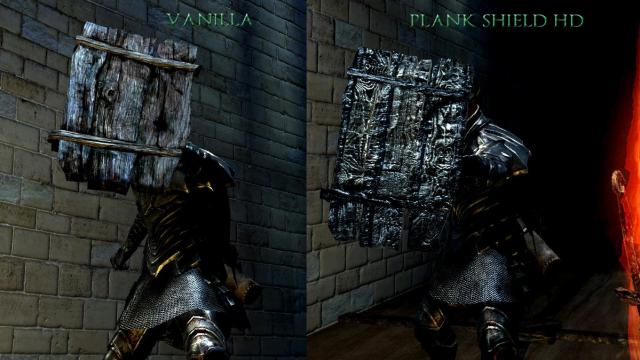 Дощатый щит HD / Plank Shield HD для Dark Souls