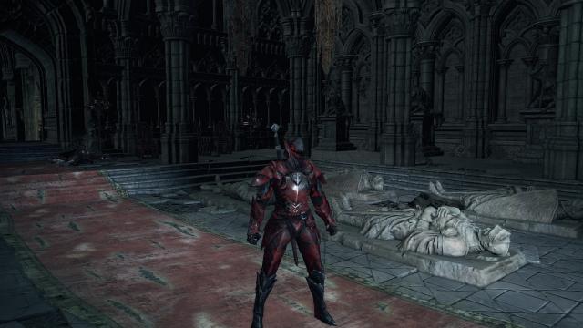 Эбонитовый сет / Ebony Armor для Dark Souls 3