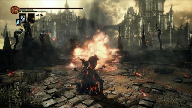 Минималистический HUD / Minimalistic HUD для Dark Souls 3