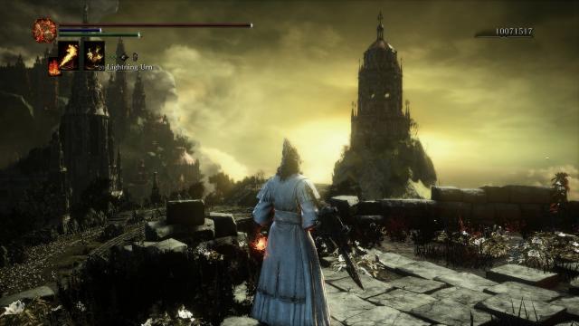 Минималистический HUD / Minimalistic HUD для Dark Souls 3