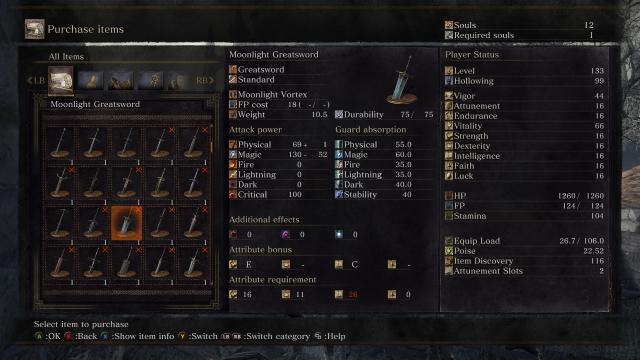 Honest Merchant for Dark Souls 3