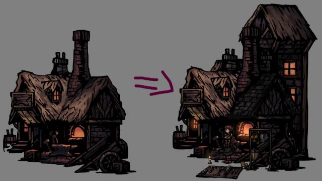 LW- blacksmith build add details