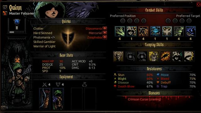Marvin Seo&rsquo;s Falconer Class Mod для Darkest Dungeon