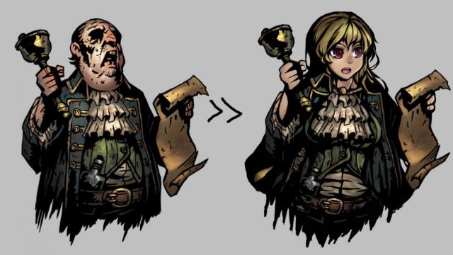 LW- female Town speaker (crier) skin