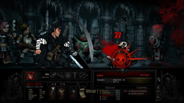 Берсерк / BERSERK - Guts для Darkest Dungeon