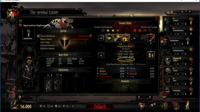 Powerful Hero Skill and Trinket for Darkest Dungeon
