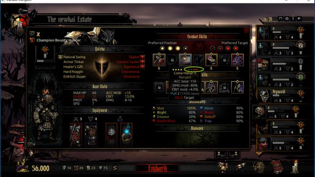 Powerful Hero Skill and Trinket for Darkest Dungeon