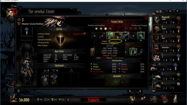 Powerful Hero Skill and Trinket for Darkest Dungeon