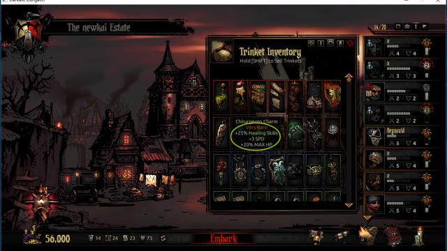 Powerful Hero Skill and Trinket for Darkest Dungeon