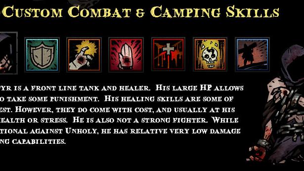 Новый персонаж Мученик / Martyr (UPDATED) - Class Mod - by AJ для Darkest Dungeon