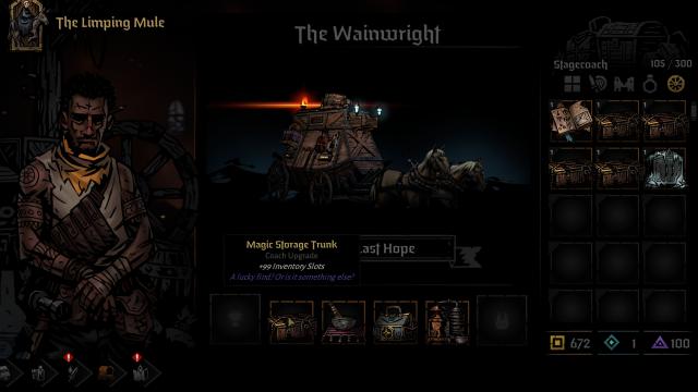 Більше місця в інвентарі / Stagecoach - Increased Inventory Space для Darkest Dungeon 2