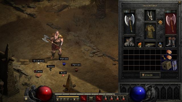 Приховуємо шолом / Hide helmet для Diablo 2 Resurrected