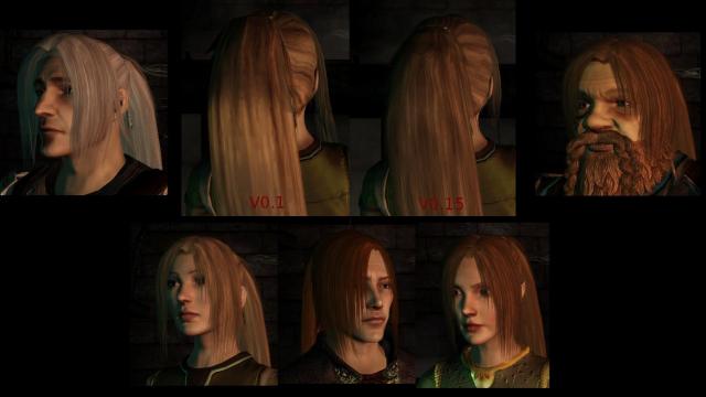 Больше причесок / More Hairstyles для Dragon Age Origins