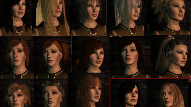 Больше причесок / More Hairstyles для Dragon Age Origins