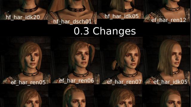Больше причесок / More Hairstyles для Dragon Age Origins