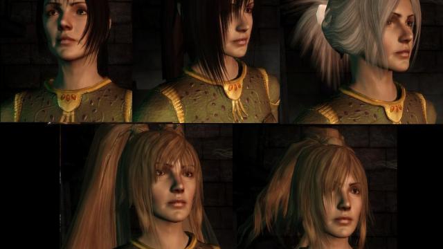 Больше причесок / More Hairstyles для Dragon Age Origins