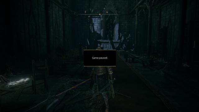 Pause the game