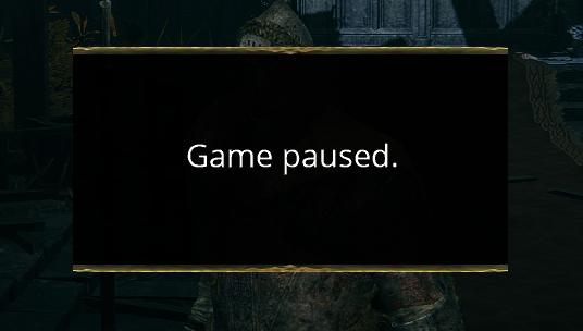 Пауза / Pause the game для Elden Ring