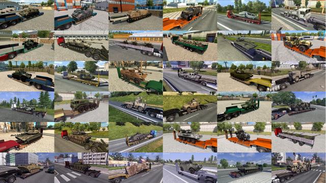 Military Cargo Pack для Euro Truck Simulator 2