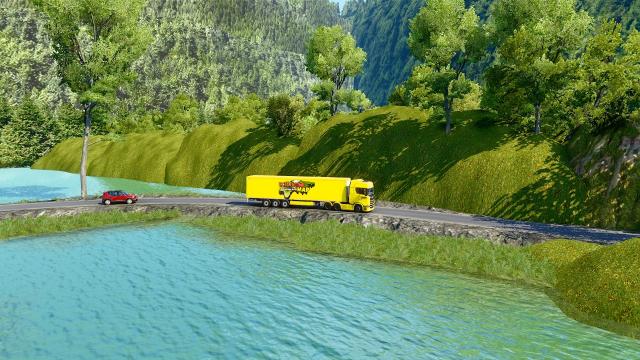 Rota Factor Dangerous Roads для Euro Truck Simulator 2