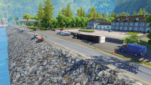 Rota Factor Dangerous Roads для Euro Truck Simulator 2