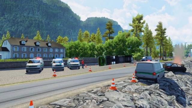 Rota Factor Dangerous Roads для Euro Truck Simulator 2