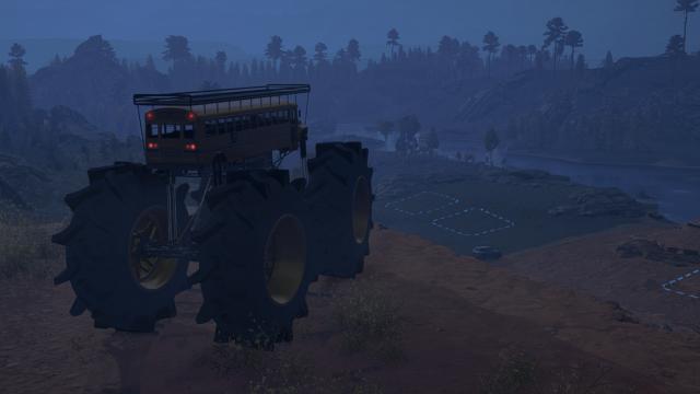 Limes Mega Bus для Expeditions: A MudRunner Game