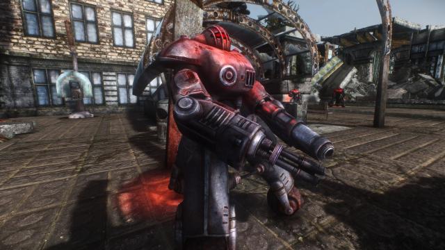 Fallout Texture Overhaul - Robots - Sentry bot for Fallout 3