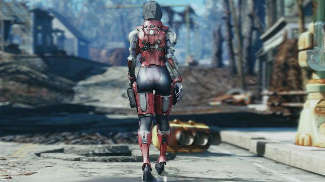 BoS Female Knight Armor для Fallout 4