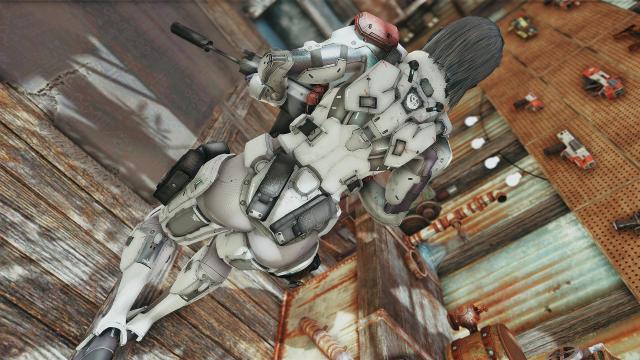 BoS Female Knight Armor для Fallout 4