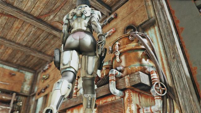 BoS Female Knight Armor для Fallout 4