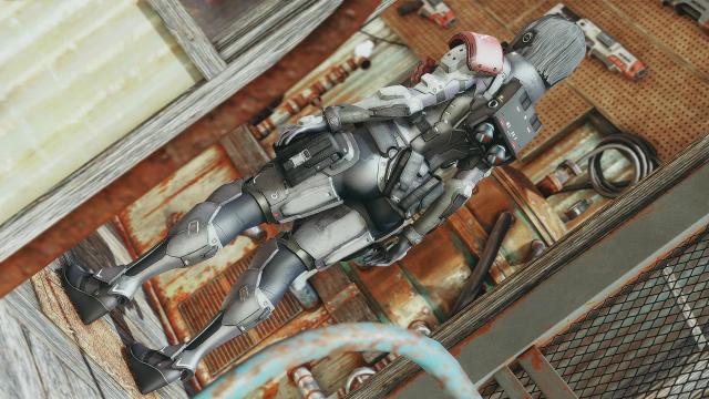 BoS Female Knight Armor для Fallout 4