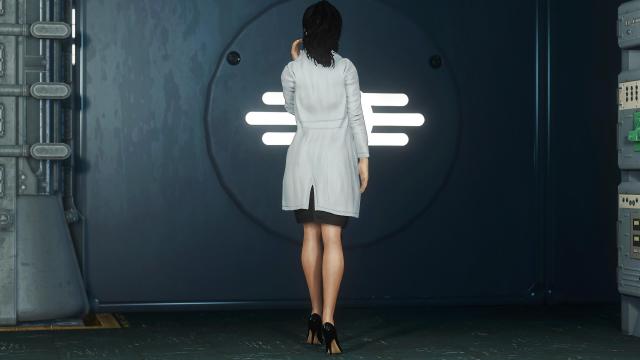 Одеяние ученого / Vtaw Scientist - CBBE - BodySlide для Fallout 4