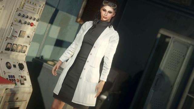 Одеяние ученого / Vtaw Scientist - CBBE - BodySlide для Fallout 4