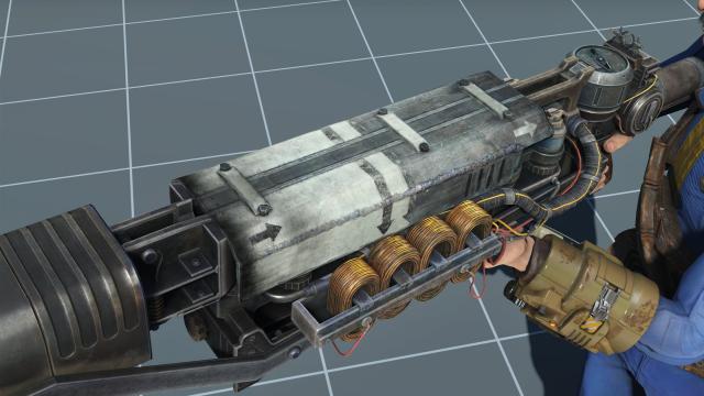 Magnetic Coils And Capacitors - A Gauss Rifle Retexture для Fallout 4