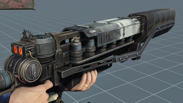 Magnetic Coils And Capacitors - A Gauss Rifle Retexture для Fallout 4