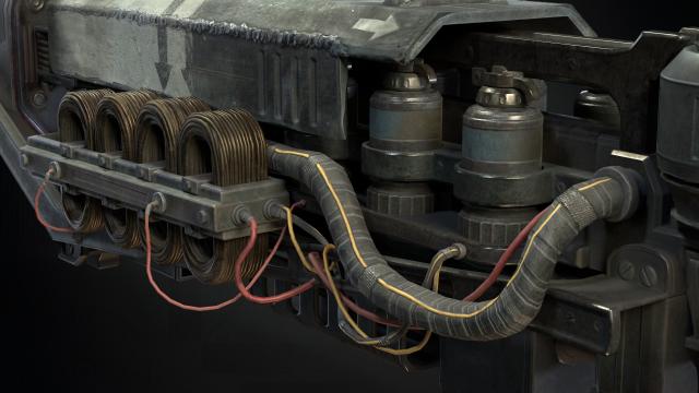 Magnetic Coils And Capacitors - A Gauss Rifle Retexture для Fallout 4