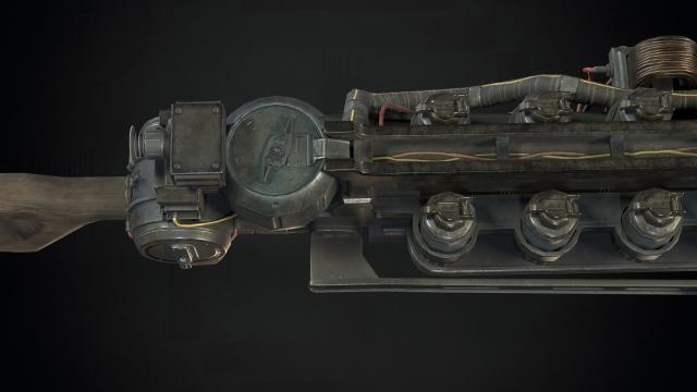 Magnetic Coils And Capacitors - A Gauss Rifle Retexture для Fallout 4