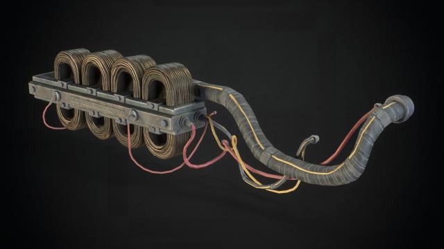 Magnetic Coils And Capacitors - A Gauss Rifle Retexture для Fallout 4
