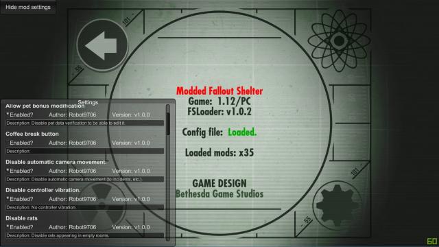 Fallout Shelter modpack
