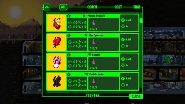 G7's Colorful Dresses Variants для Fallout Shelter