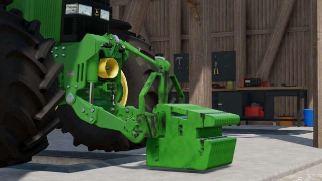 John Deere Masse Weight