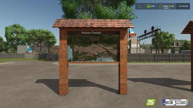 City Map для Farming Simulator 25