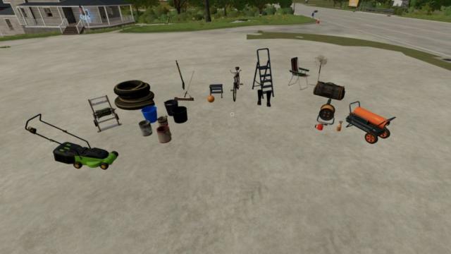 Elmcreek Props для Farming Simulator 25