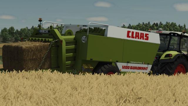 Claas Quadrant 1200 for Farming Simulator 25