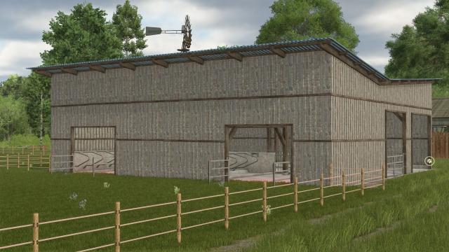 Barn with pasture для Farming Simulator 25
