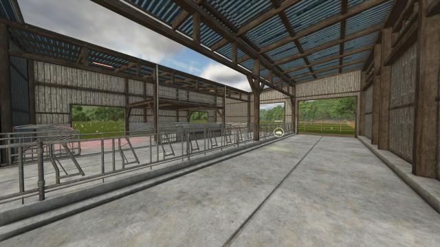 Barn with pasture для Farming Simulator 25