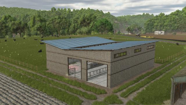 Barn with pasture для Farming Simulator 25