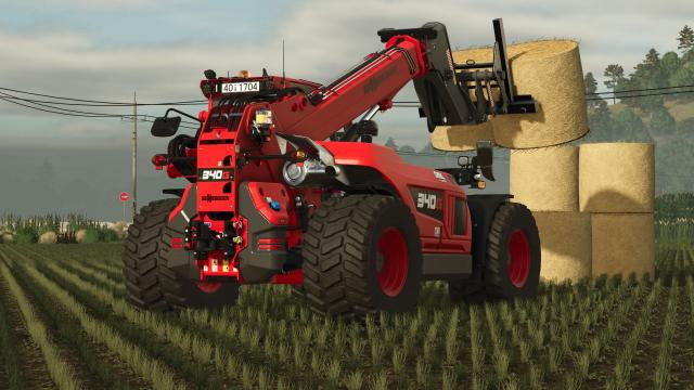 Sennebogen 340G wide tires + colored rims/chassis