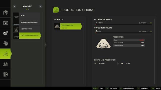 Small lime production for Farming Simulator 25